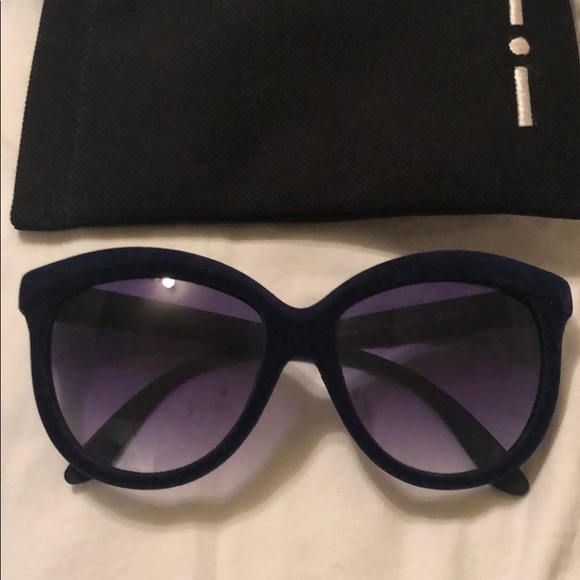 Italia Independent Accessories - Italia Independent Sunglasses Navy Blue Velvet
